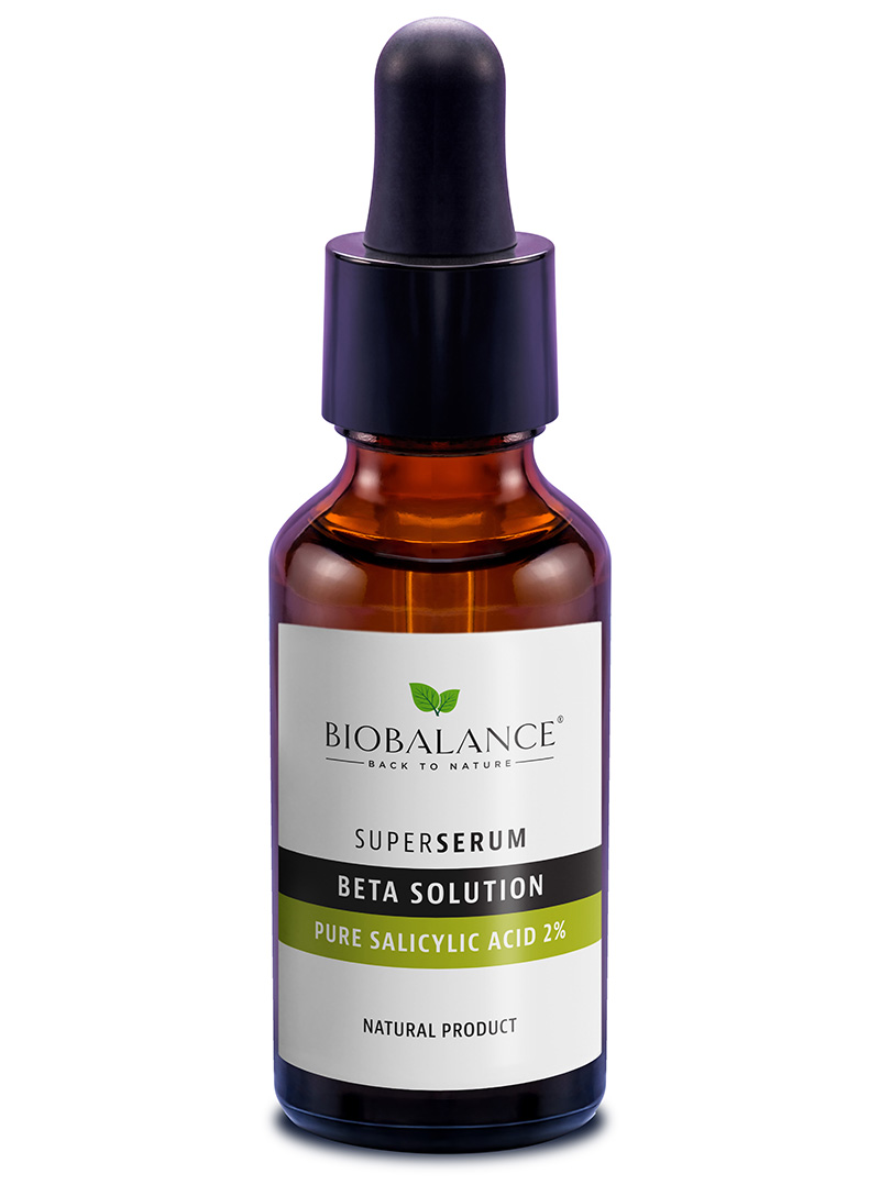 BIOBALANCE Super Serum Beta Solution  pure Salicylic Acid 2%  30ml